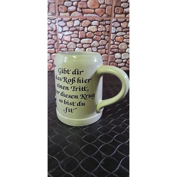 Vintage GERZIT West Germany Stoneware  Donkey Beer Stein Mug - Picture 6 of 10